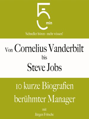 cover image of Von Cornelius Vanderbilt bis Steve Jobs